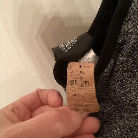 NWT PINK ACTIVE VICTORIAS SECRET SIZE XL BLACK MARL SEAMLESS UNITARD ONE PIECE - Picture 6 of 6